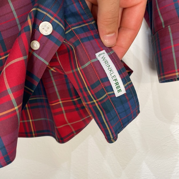 ORVIS Wrinkle Free Longsleeve Plaid Button shirt size Large - Picture 3 of 8